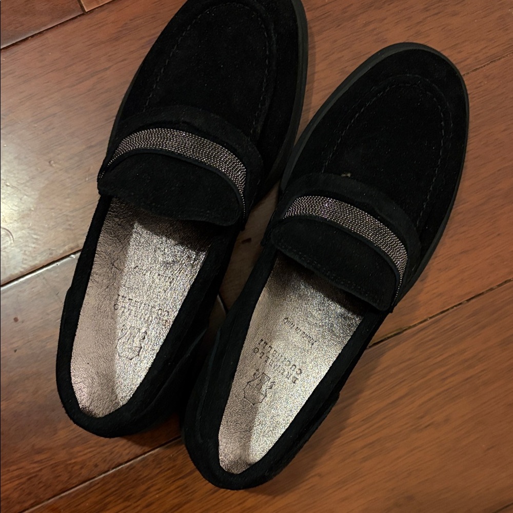 Black Suede woman Loafers